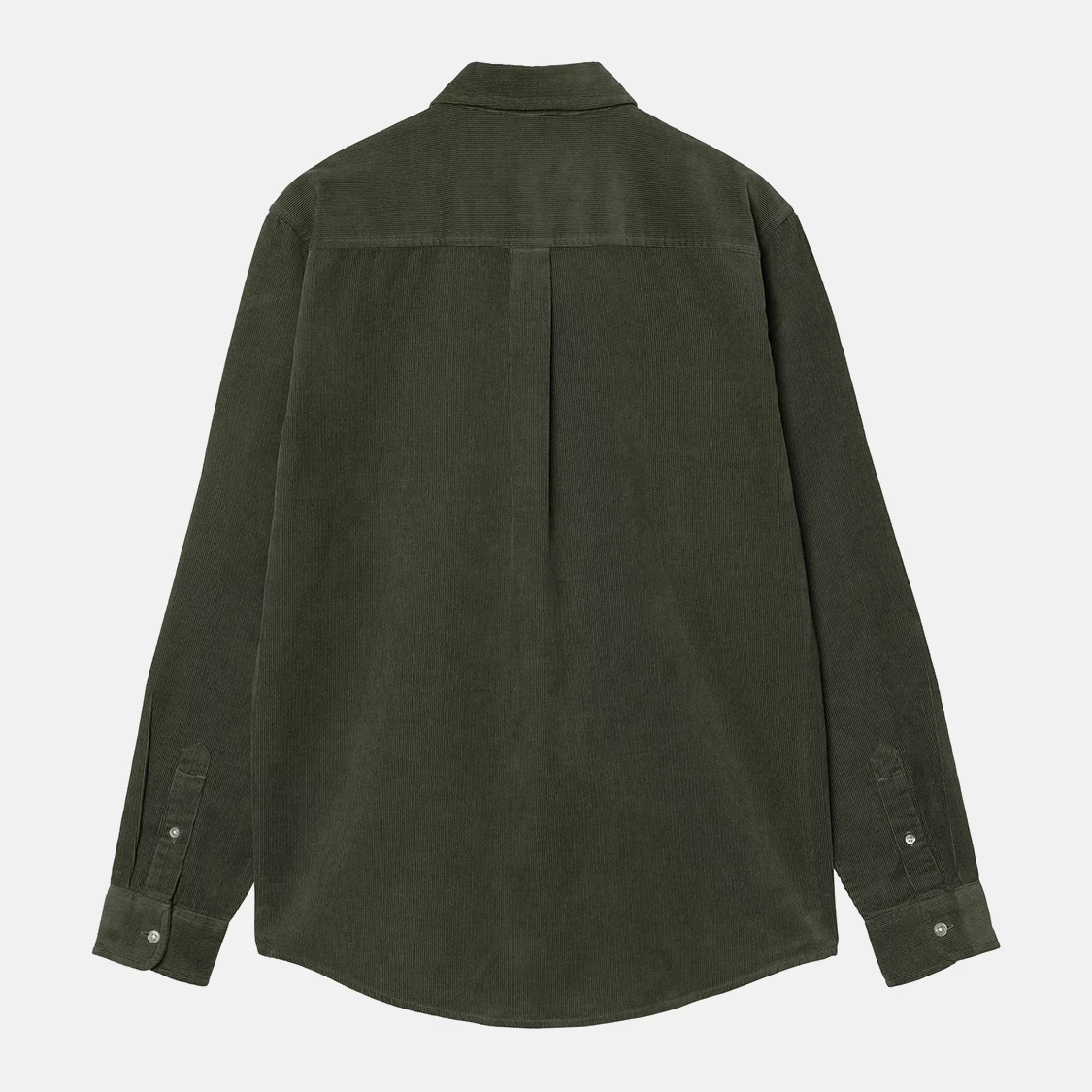 Carhartt WIP - Madison Fine Cord Long Sleeve Shirt Optunia/Wax - 5