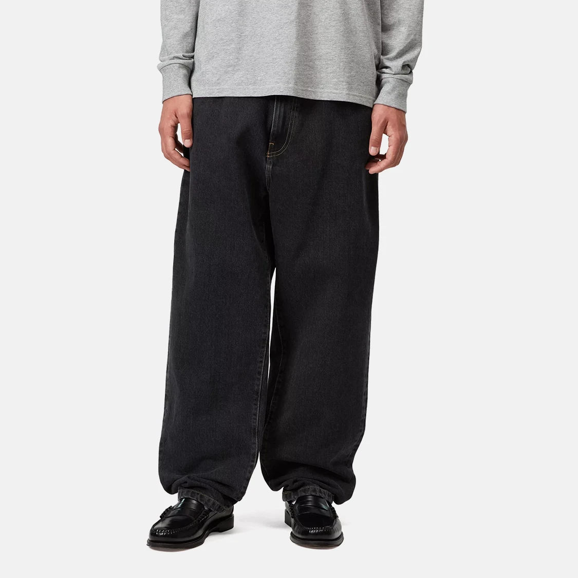 Carhartt WIP - Aaron Pant Black Stone Washed - 2