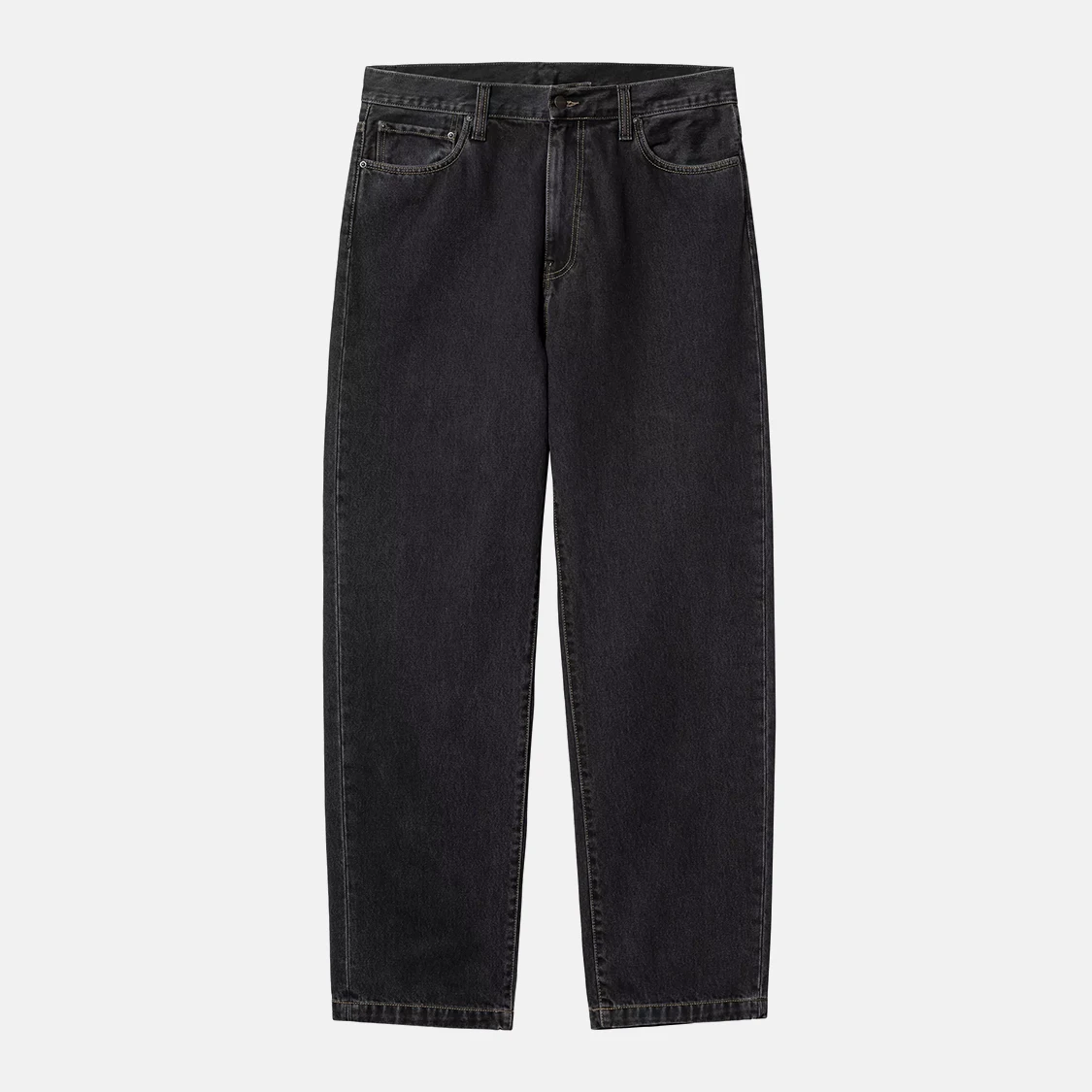 Carhartt WIP - Aaron Pant Black Stone Washed - 6