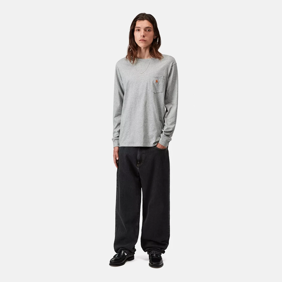 Carhartt WIP - Aaron Pant Black Stone Washed - 4