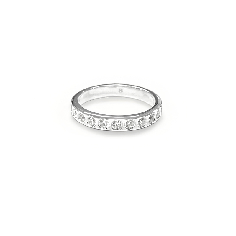 Blank Alliansring  i 925 Silver - 3mm bred - 2