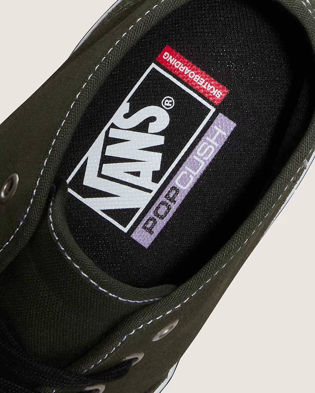Vans Skate Authentic Mid Obsidian Fern Skatesko - 6