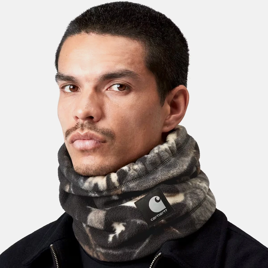 Carhartt WIP - Blevin Neckwarmer Camo Feather Tree/Black - 3