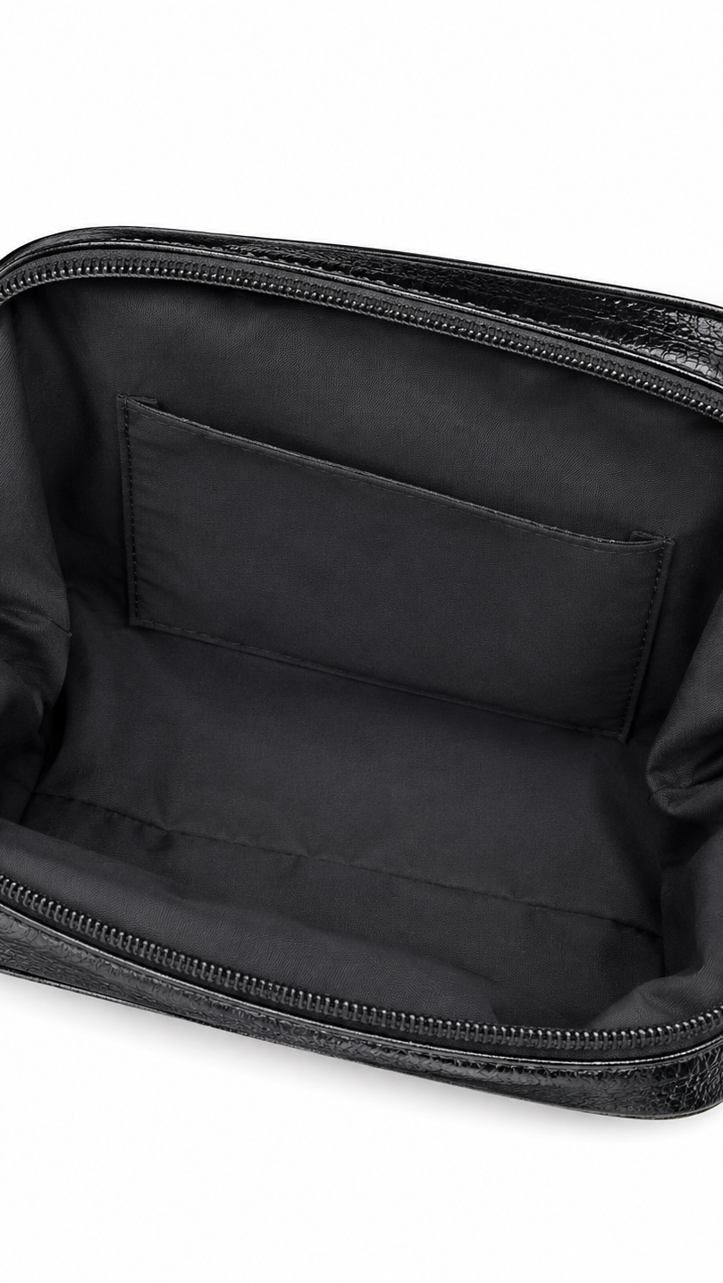 ABBIE FRAME CLUTCH BLACK