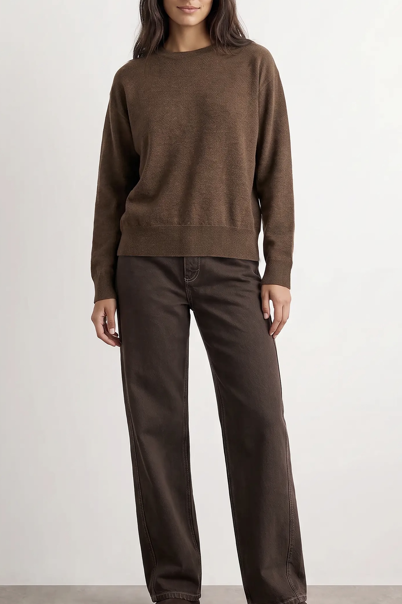 Leveté Room - Ismaila 24 Pullover Fondue Fudge - 4