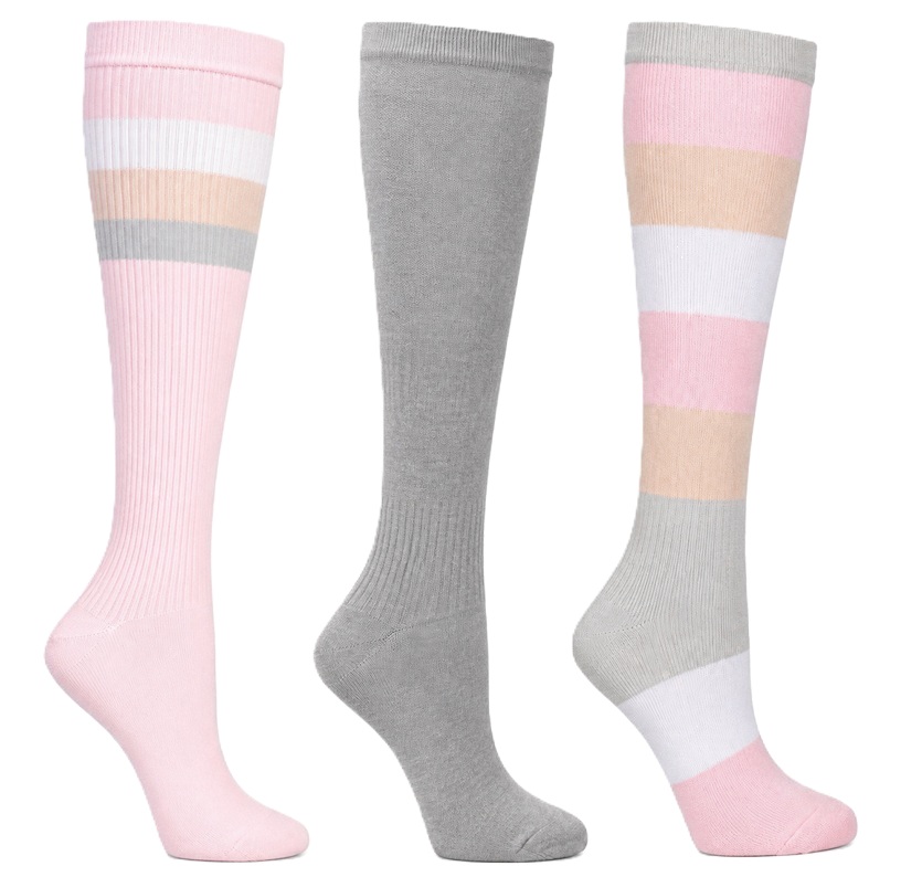 3-Pack Sthlm Sock co. Stödstrumpor Block- & Topp randiga