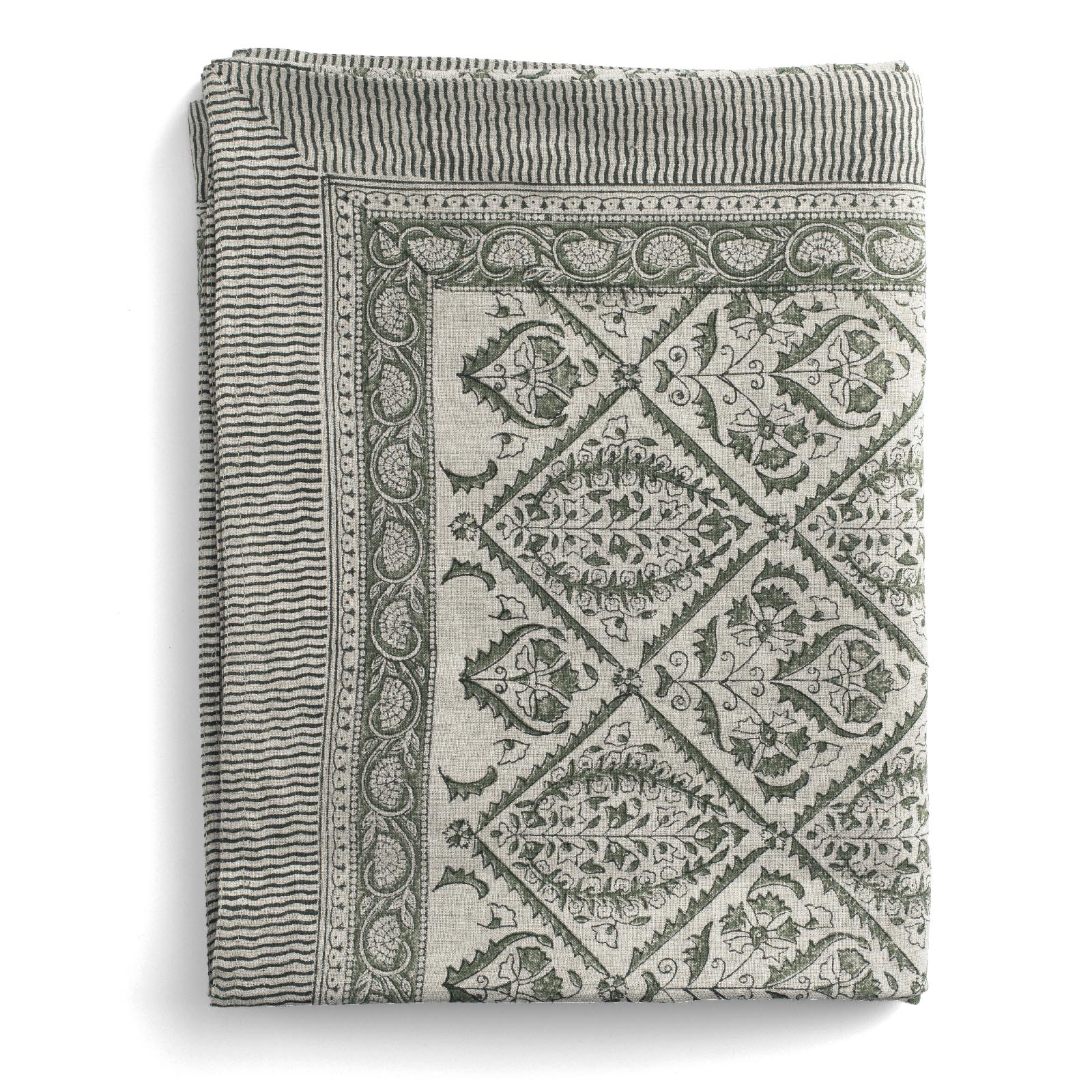 Linneduk Jaipur Moss Green