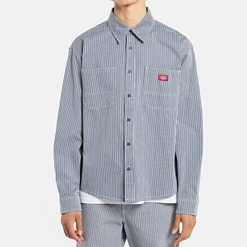 Dickies - Hickory Long Sleeve Work Shirt Retro Indigo
