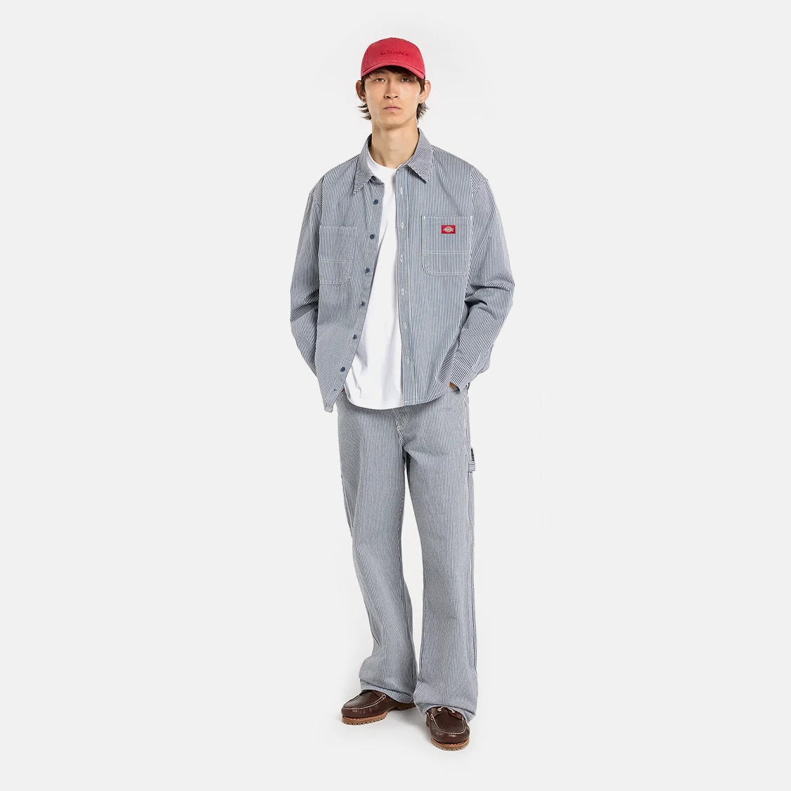 Dickies - Hickory Long Sleeve Work Shirt Retro Indigo - 3
