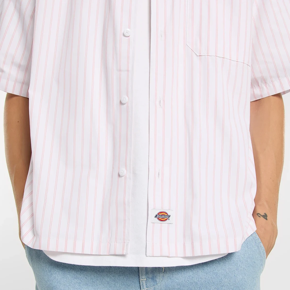 Dickies - Venedocia Stripe Shirt White - 4