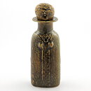 Stig Lindberg (Combin 1970s) Bottle Woman with Brown/Yellow Glaze 24 cm 