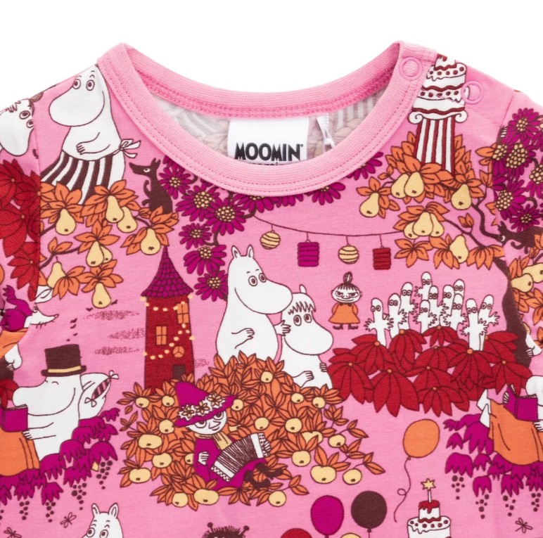 Body Mumin Skördefest - Rosa - 3
