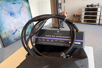 Transparent Super RCA G6 - 1.5m - Beg signalkablar
