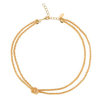 Caroline Svedbom Gemma Knot halsband guld