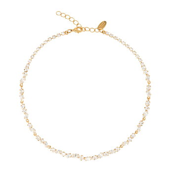 Caroline Svedbom Alelia halsband guld crystal