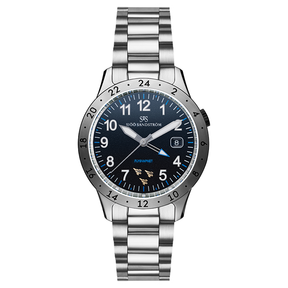 Sjöö Sandström Annual Edition 2026 Royal Steel Worldtimer 41 022610