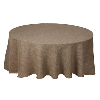 Rund duk 200 cm nougat