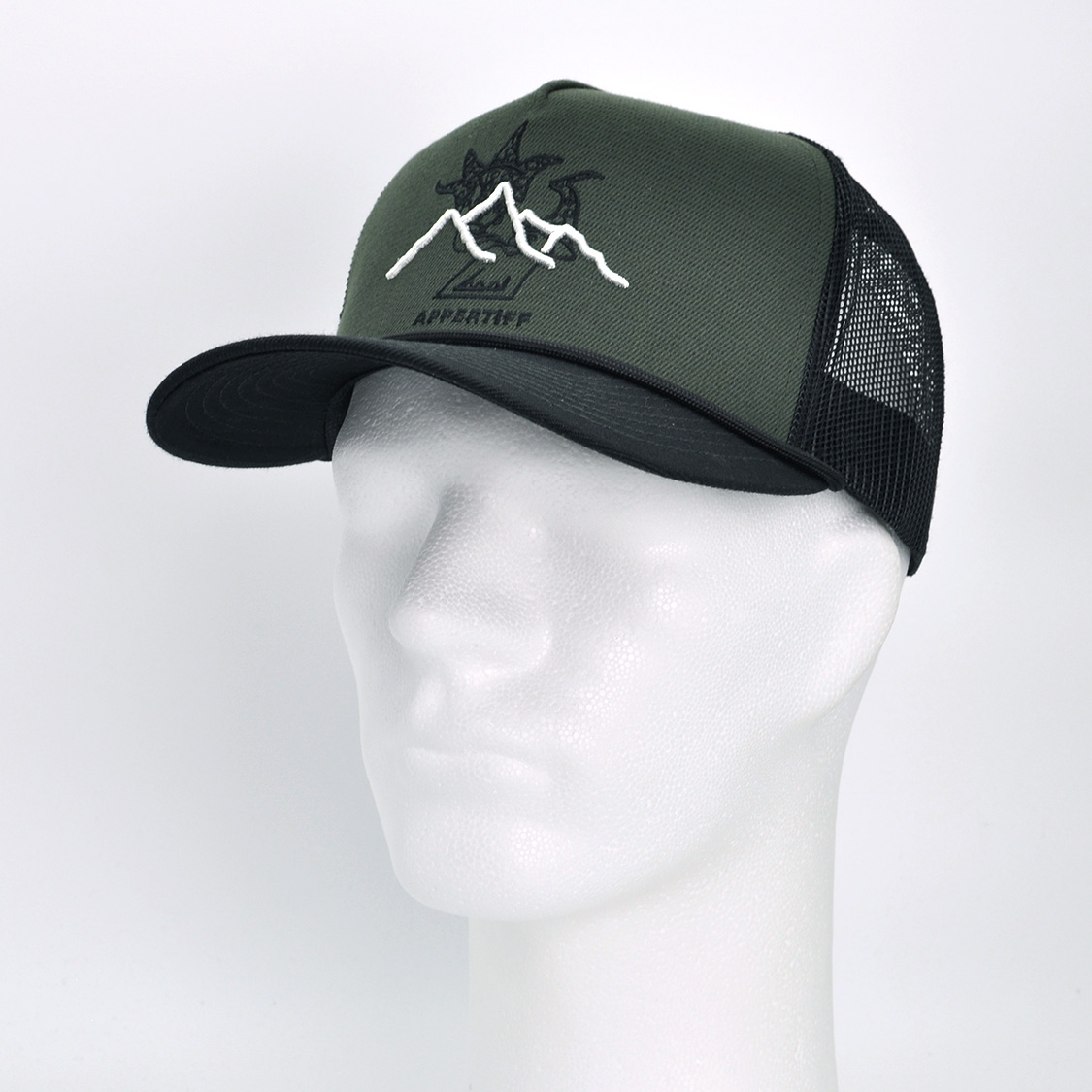 appertiff - Bakkå Horizon Trucker Cap Olive Green/Black
