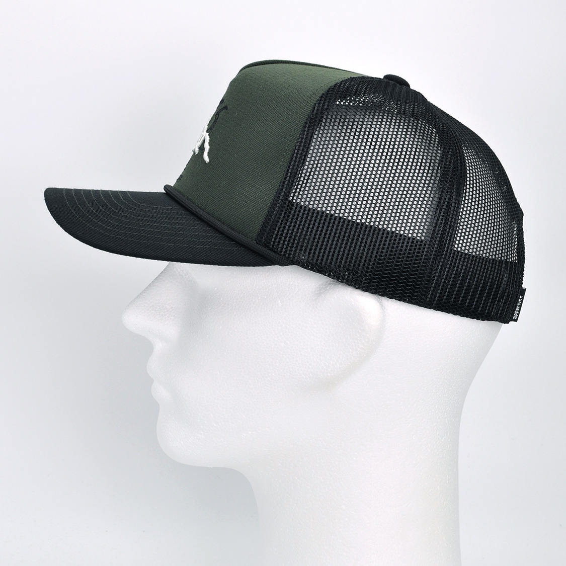 appertiff - Bakkå Horizon Trucker Cap Olive Green/Black - 2