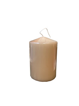 Blockljus Ljusbeige Lack 7,5x11cm