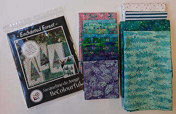 Quilt Kit: Enchanted Forest - Tyger & Paperpiecingmönster