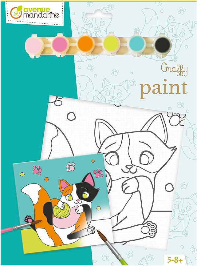 Målarset Avenue Mandarine Graffy Paint – katt