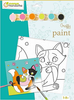 Målarset Avenue Mandarine Graffy Paint – katt