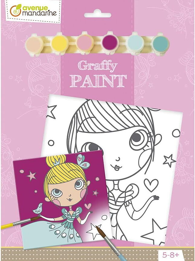 Målarset Avenue Mandarine Graffy Paint – prinsessa