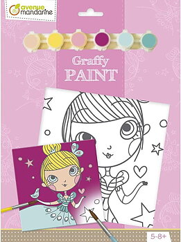Målarset Avenue Mandarine Graffy Paint – prinsessa