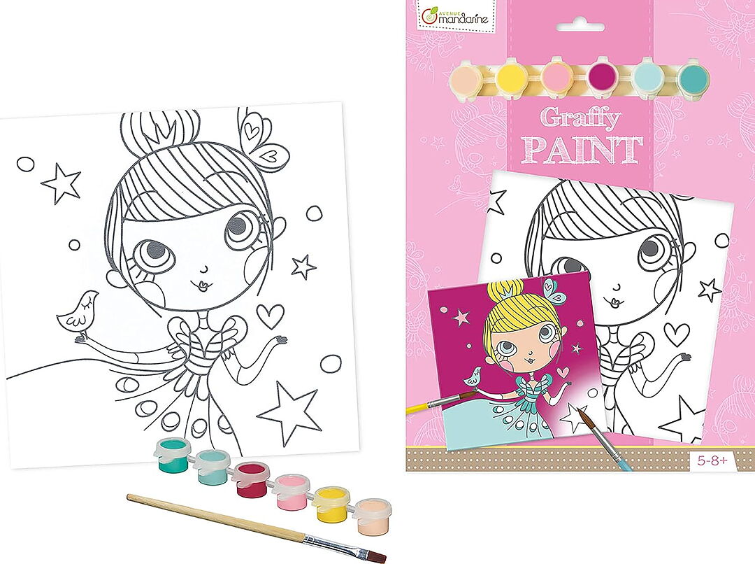 Målarset Avenue Mandarine Graffy Paint – prinsessa - 2