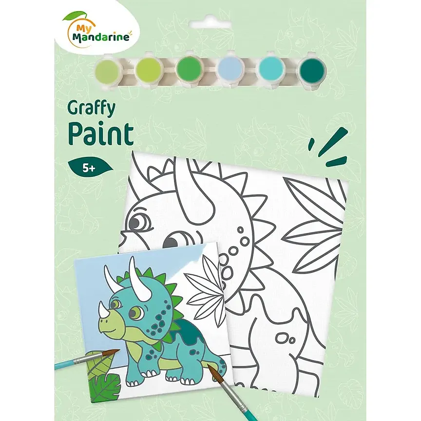 Målarset Avenue Mandarine Graffy Paint – dinosaurie