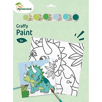 Målarset Avenue Mandarine Graffy Paint – dinosaurie
