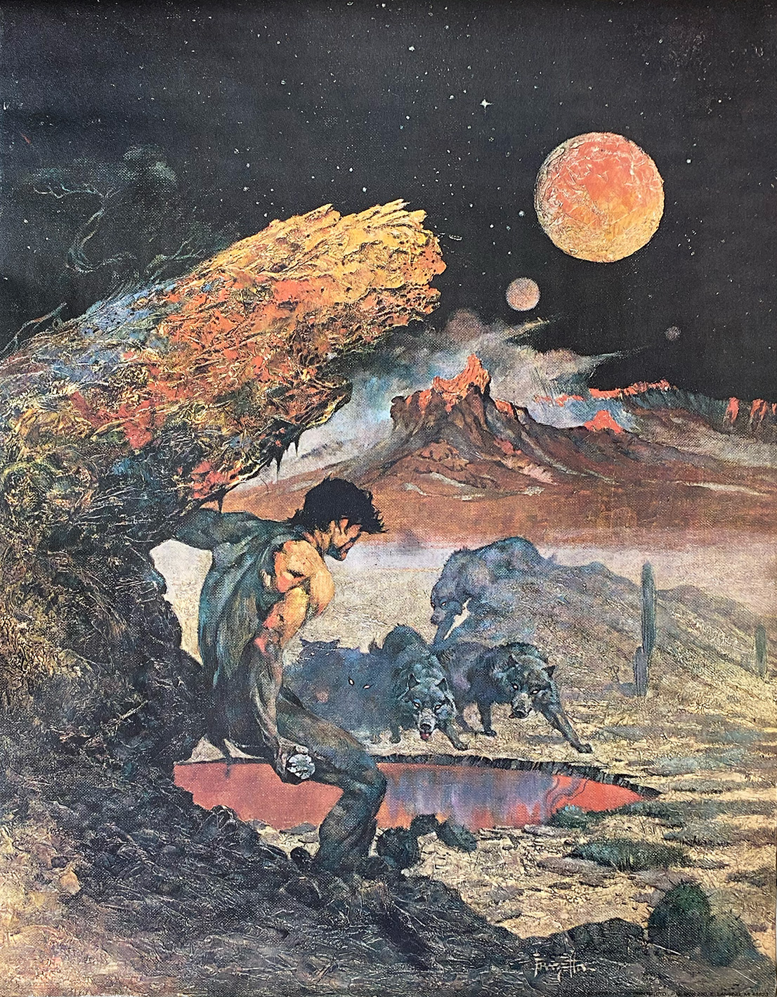 FRAZETTA, FRANK – WOLF MOON