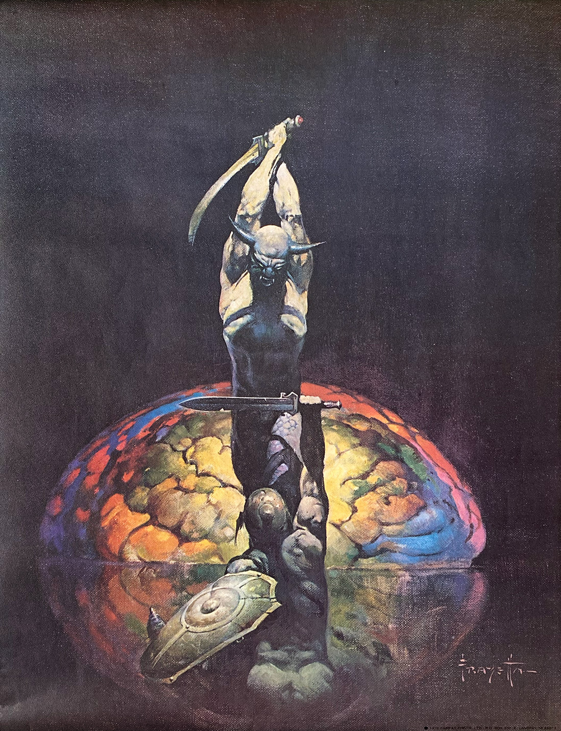 FRAZETTA, FRANK – THE BRAIN