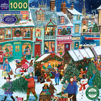 Holiday Marketplace : Pussel 1000 bitar - Nytt motiv från eeBoo snart i lager!
