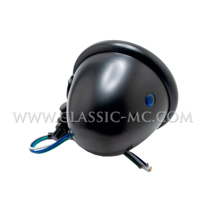 4 1/2" H/LAMP, BATES REPLICA BLACK - 2