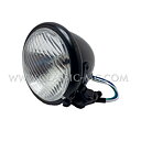 4 1/2" H/LAMP, BATES REPLICA BLACK