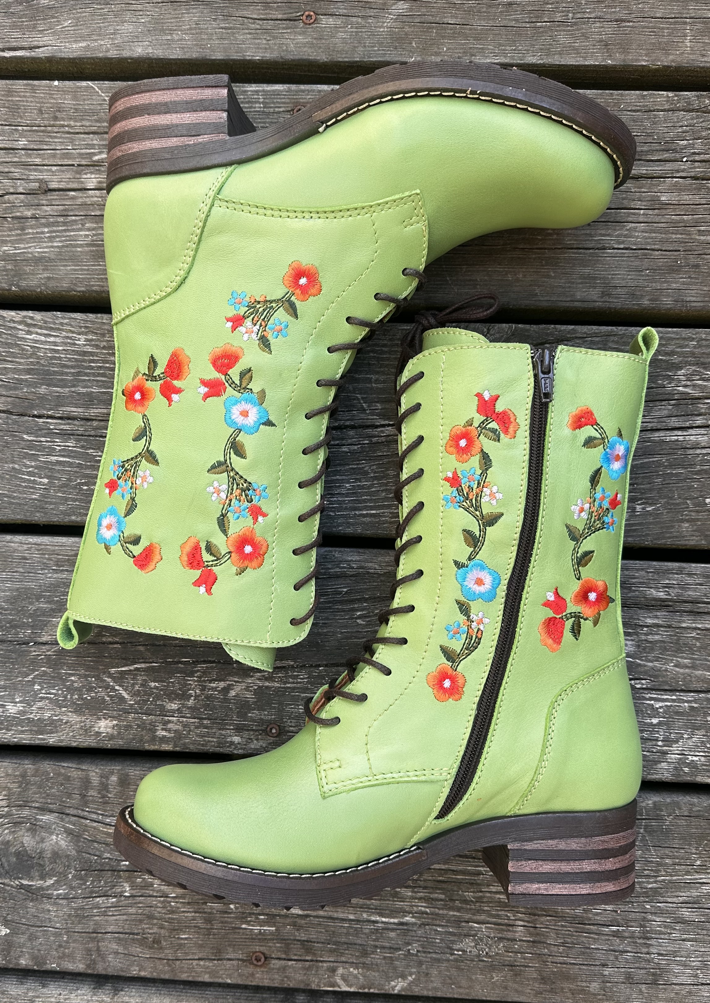 Brako Military  Folklore kängor, lime