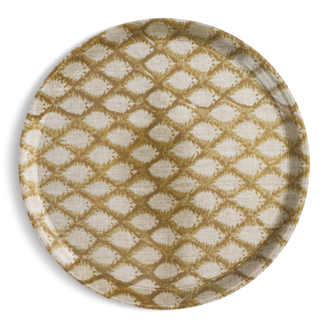Chamois Bricka Cypress Ochre - Rund 31cm