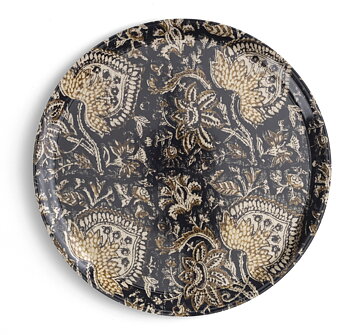 Chamois Bricka Oriental Black - round 31cm