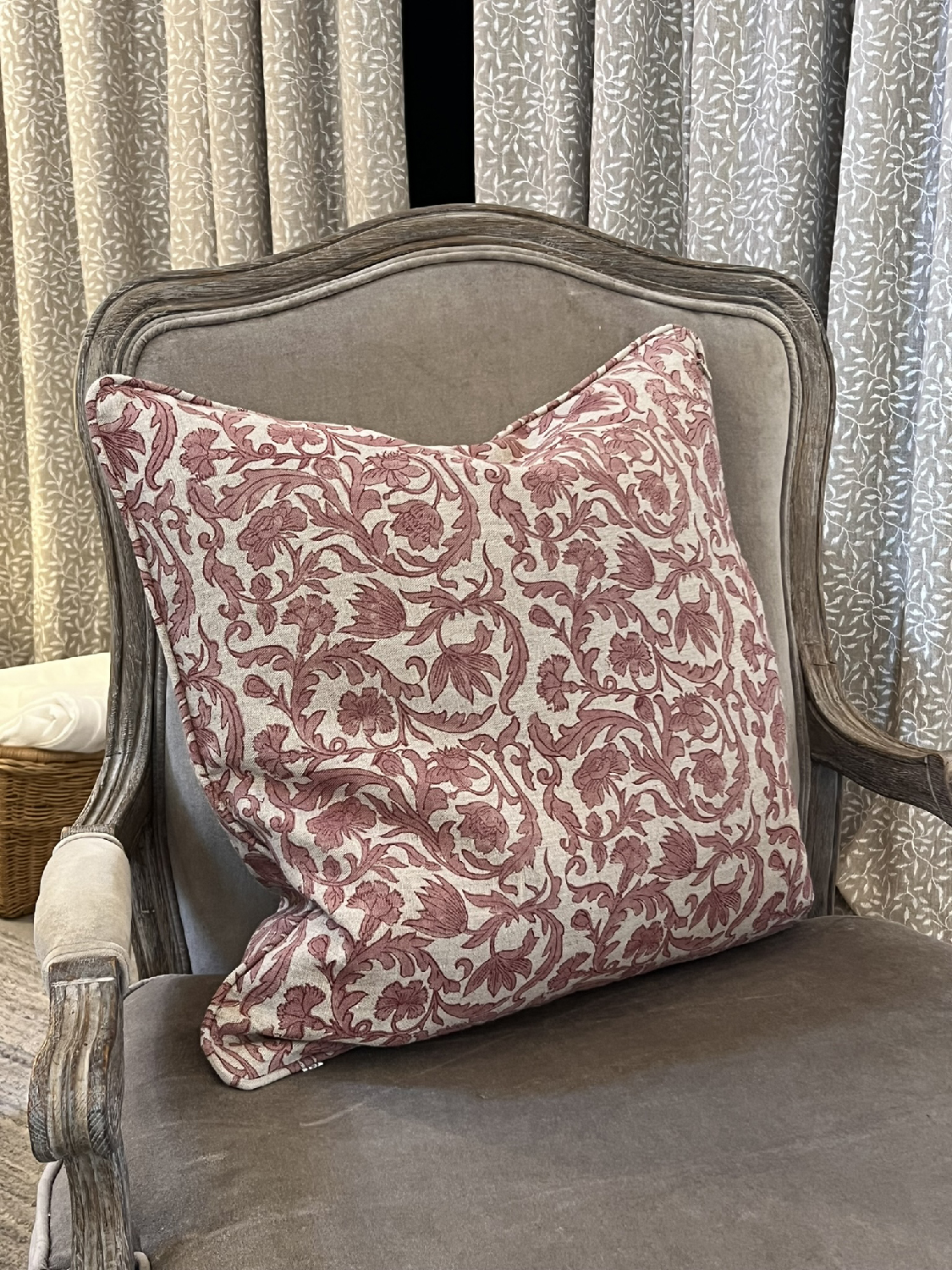 Kuddfodral Pondicherry Old Rose 50x50 cm - 3