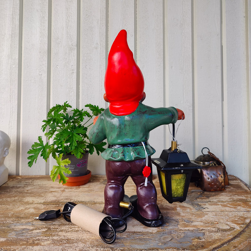 Heissner tomte i keramik med belysning - 2