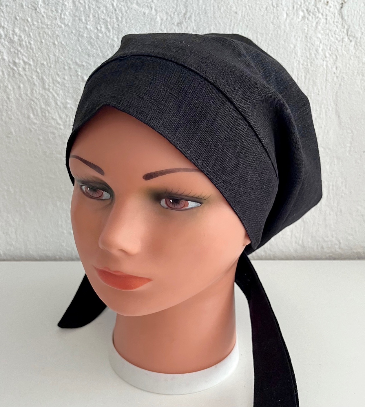 Bonnet/sjalett  Lina  - Svart