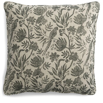 Kuddfodral Parrot Open Slate Grey 50x50 cm