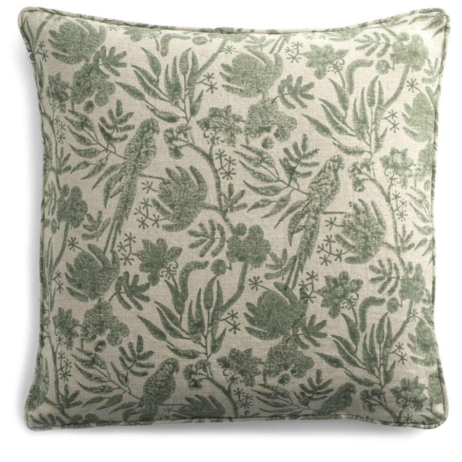 Kuddfodral Parrot Open Sea Foam 50x50 cm