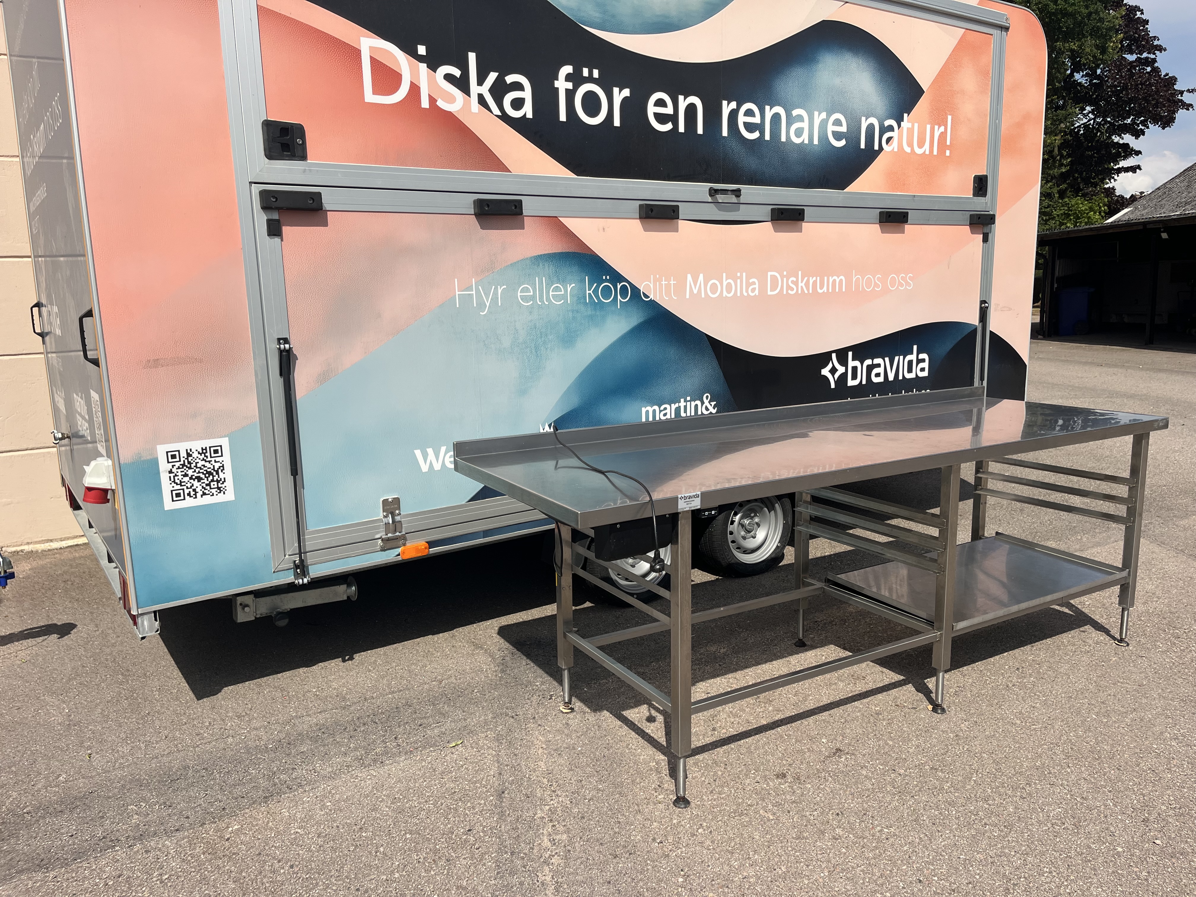 Elektrisk höj- och sänkbar rostfri bänk - 2
