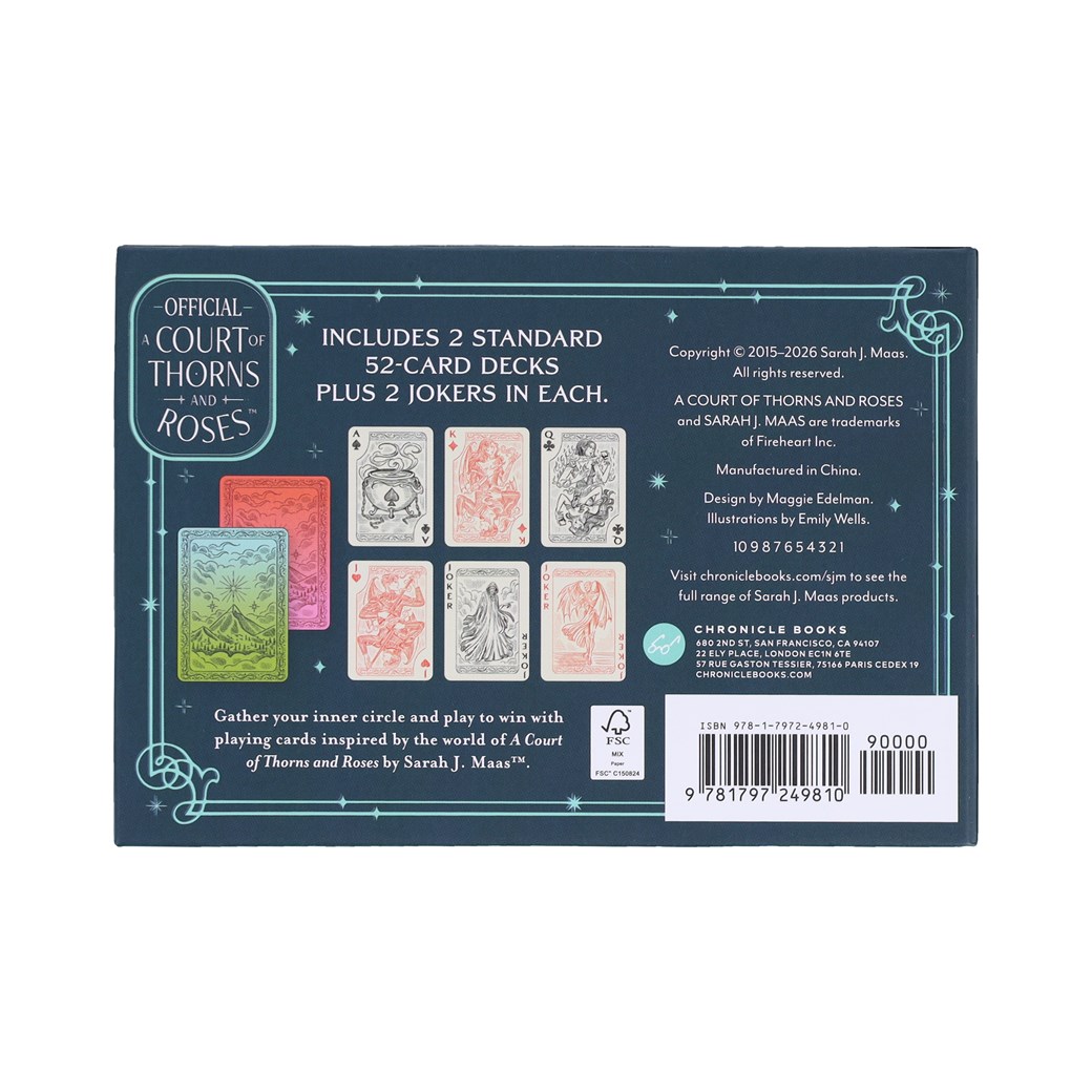 ACOTAR officiellt spelkortsset – Night Court Inner Circle - 4