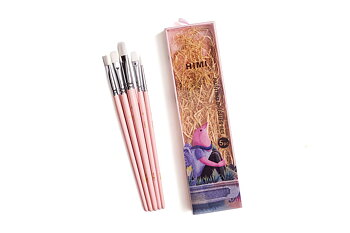 HIMI penslar – 5 rosa penslar / HIMI Brush Set of 3 Pink Edition