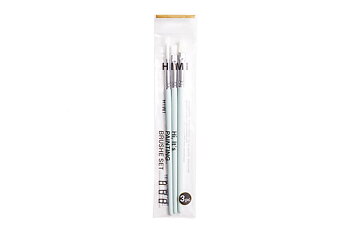 HIMI penslar – 3 gröna penslar / HIMI Brush Set of 3 Green Edition