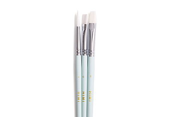 HIMI penslar – 3 gröna penslar / HIMI Brush Set of 3 Green Edition